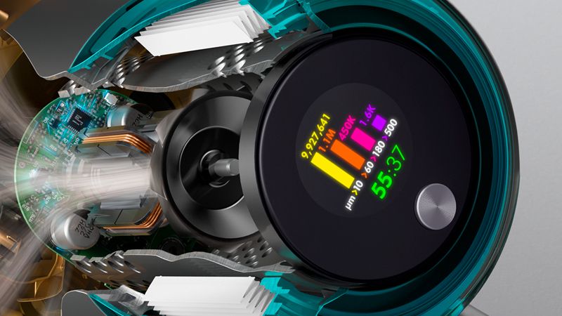 Cross-section of the HEPA filter